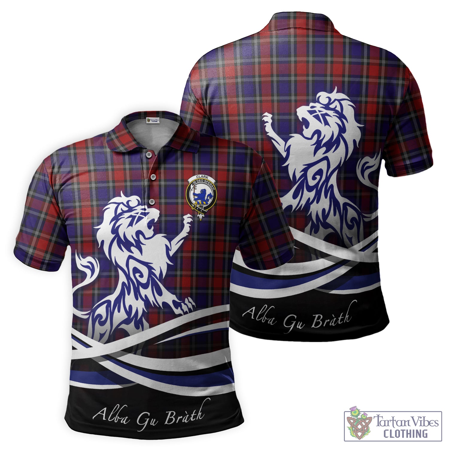 clark-lion-red-tartan-polo-shirt-with-alba-gu-brath-regal-lion-emblem