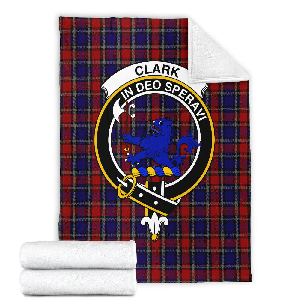 clark-lion-red-tartab-blanket-with-family-crest