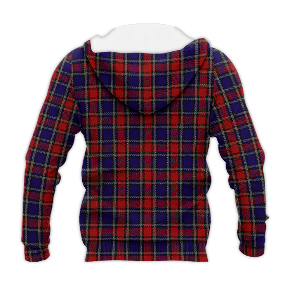 clark-lion-red-tartan-knitted-hoodie-with-family-crest