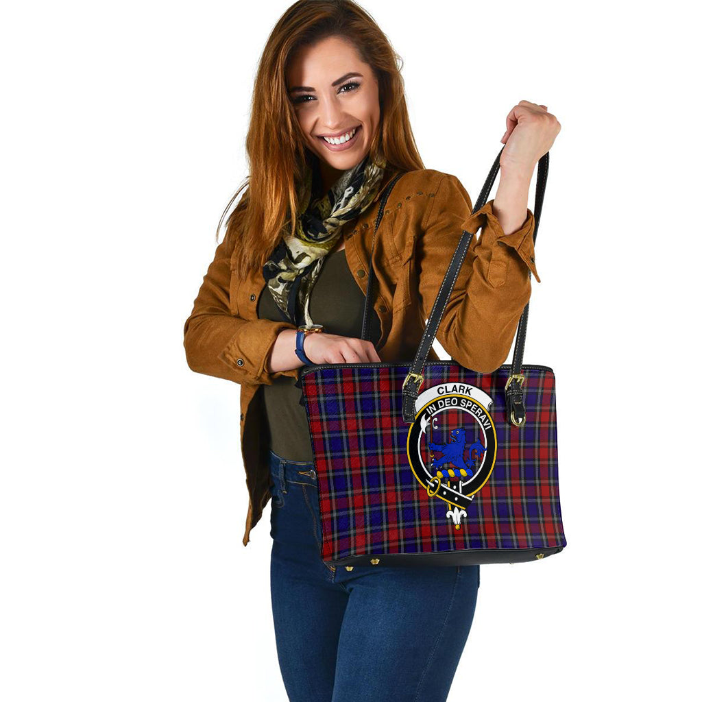 clark-lion-red-tartan-leather-tote-bag-with-family-crest
