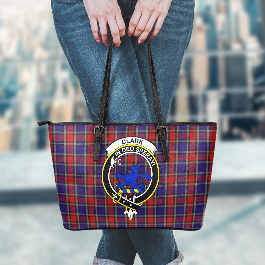 clark-lion-red-tartan-leather-tote-bag-with-family-crest