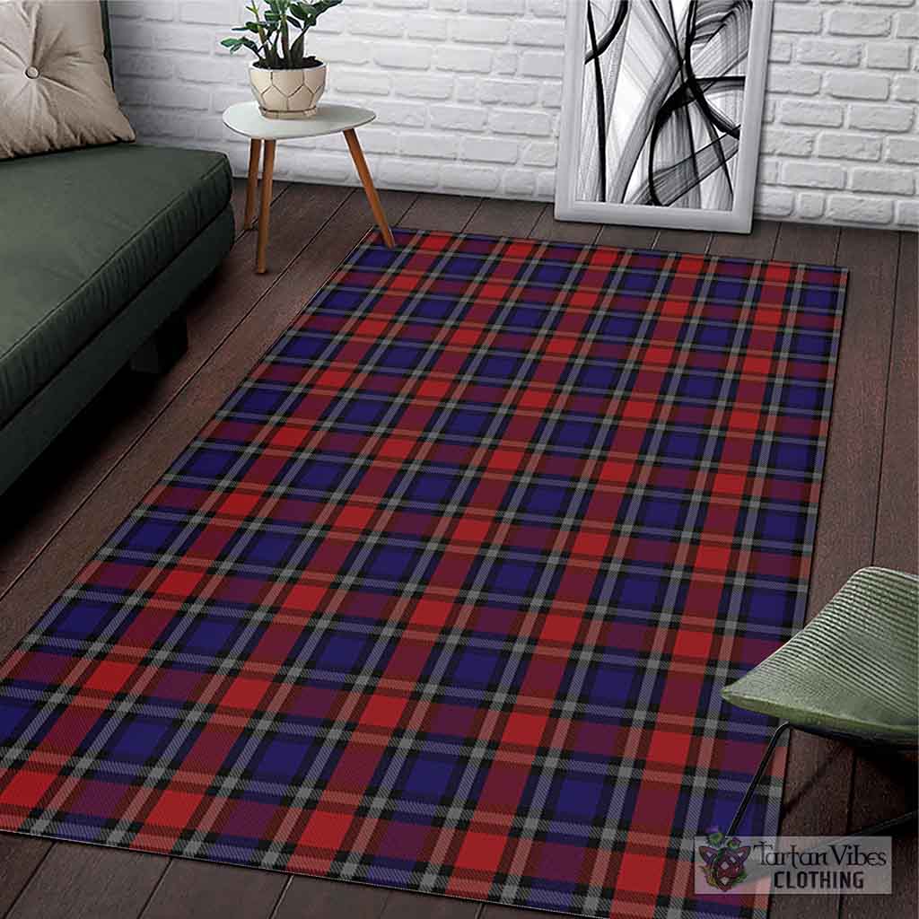 Tartan Vibes Clothing Clark Red Tartan Area Rug