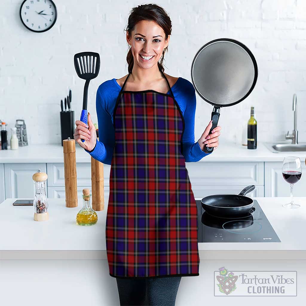 Clark Red Tartan Apron Black S 38x47 cm - Tartan Vibes Clothing