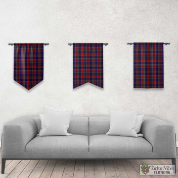 Clark Red Tartan Gonfalon, Tartan Banner