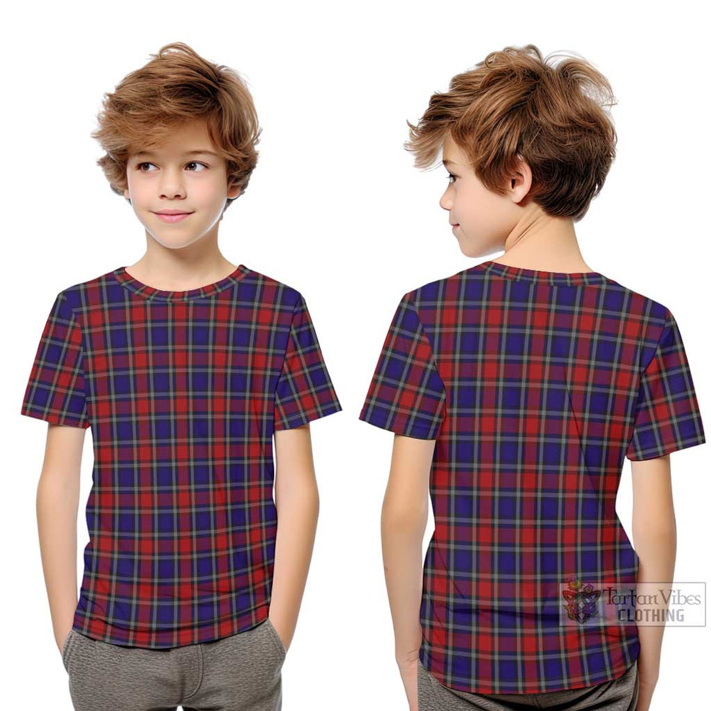 Clark Red Tartan Kid T-Shirt Youth XL Size14 - Tartanvibesclothing Shop