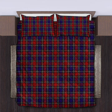 Clark Red Tartan Quilt Bed Set