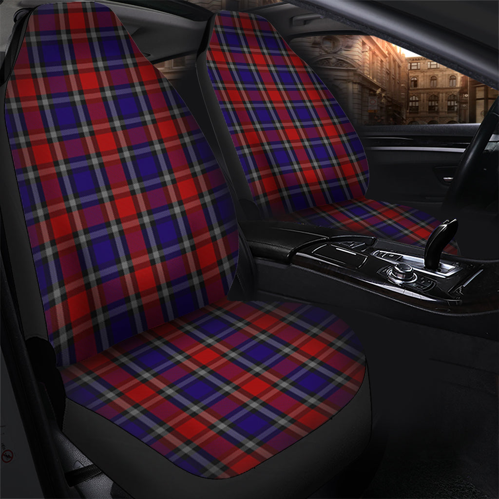 Clark Red Tartan Car Seat Cover One Size - Tartanvibesclothing