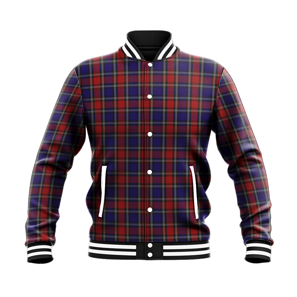 Clark Red Tartan Baseball Jacket - Tartan Vibes Clothing