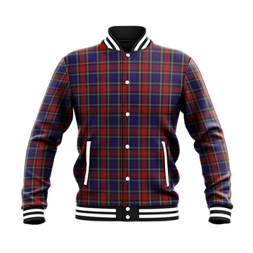 Clark Red Tartan Baseball Jacket