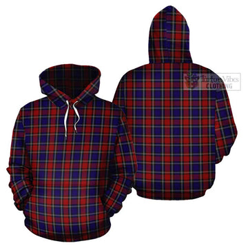 Clark Red Tartan Cotton Hoodie