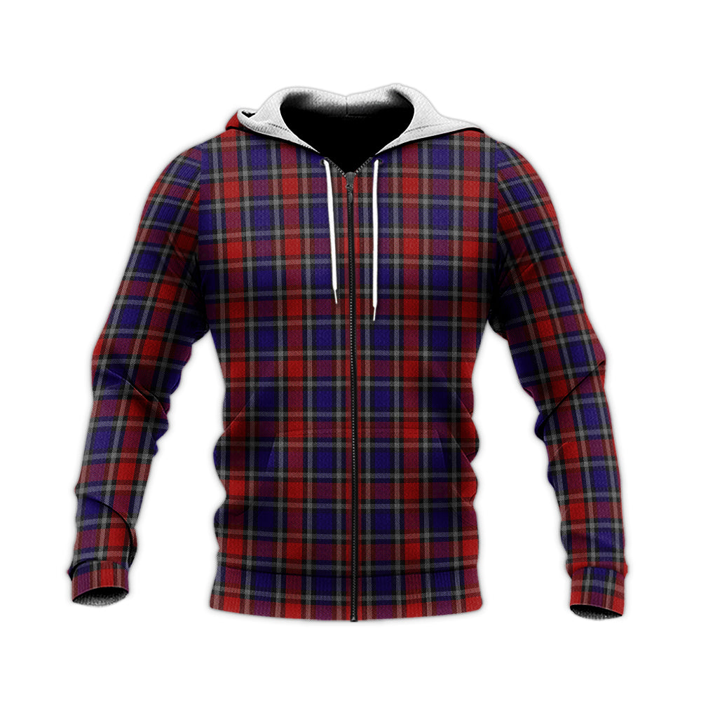 clark-red-tartan-knitted-hoodie