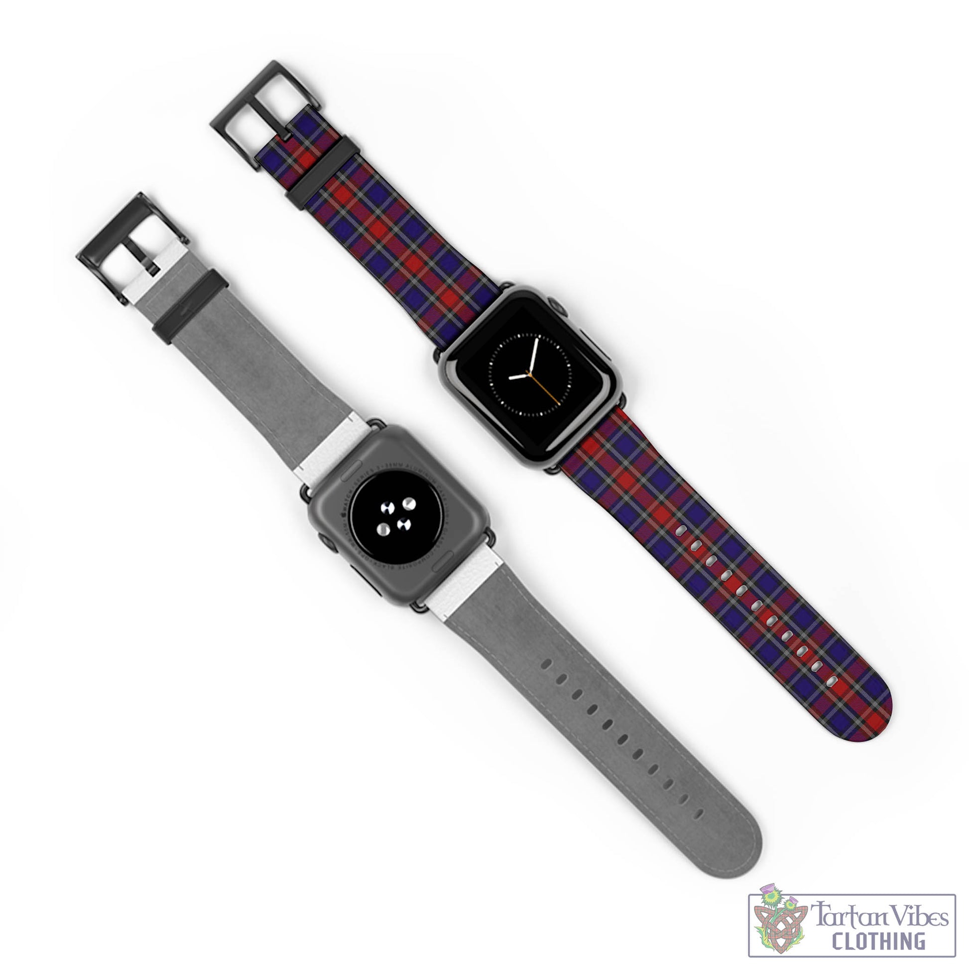 Tartan Vibes Clothing Clark Red Tartan Watch Band