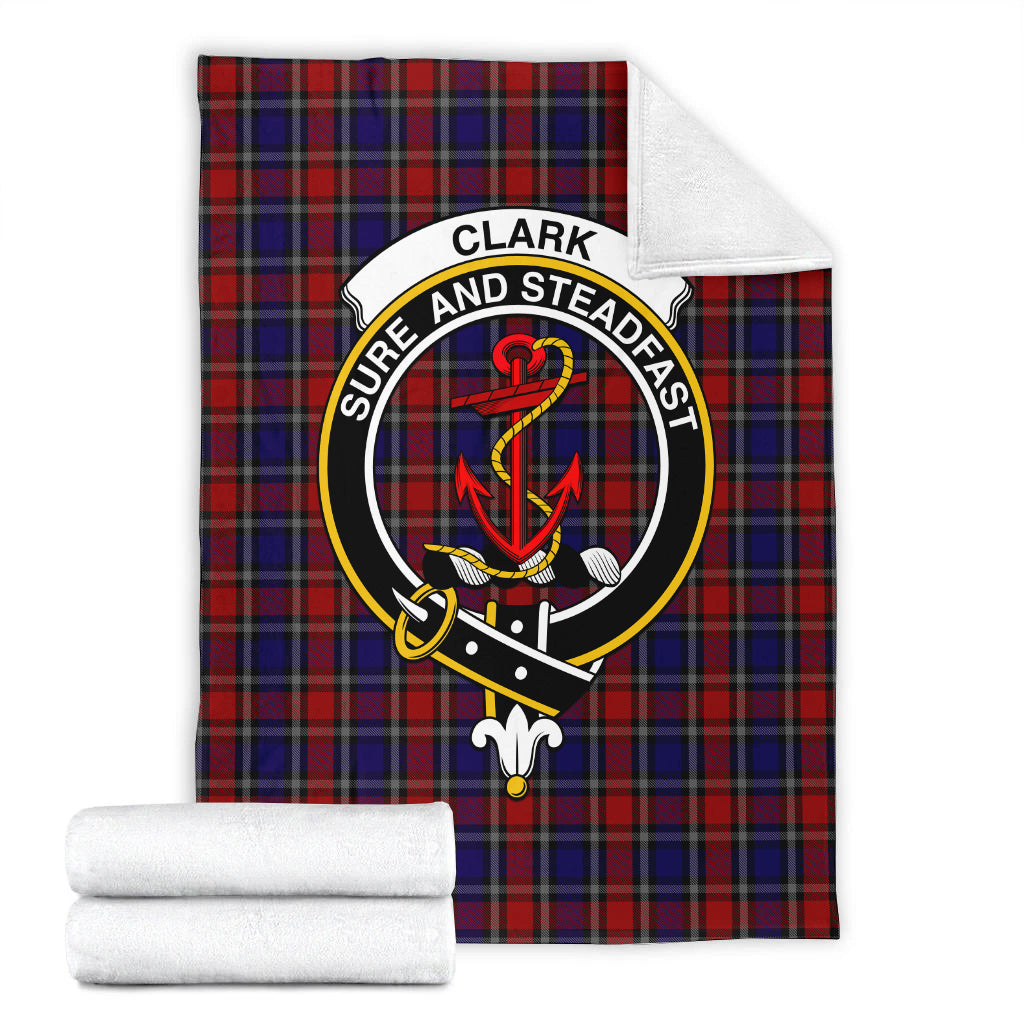 clark-red-tartab-blanket-with-family-crest