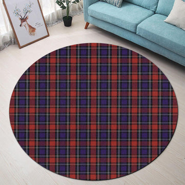 Clark Red Tartan Round Rug