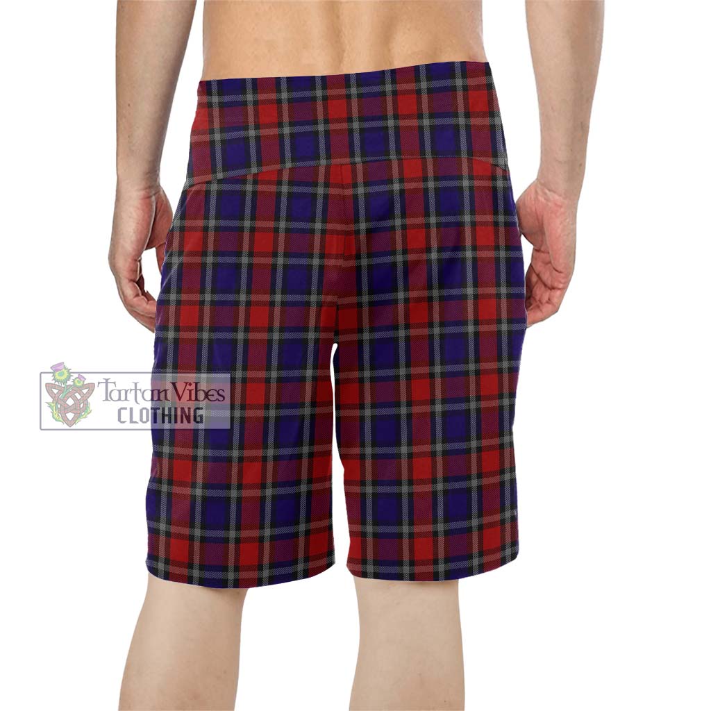 Clark Red Tartan Men's Board Shorts - Tartan Vibes Clothing