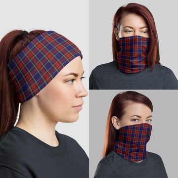 Clark Red Tartan Neck Gaiters, Tartan Bandanas, Tartan Head Band