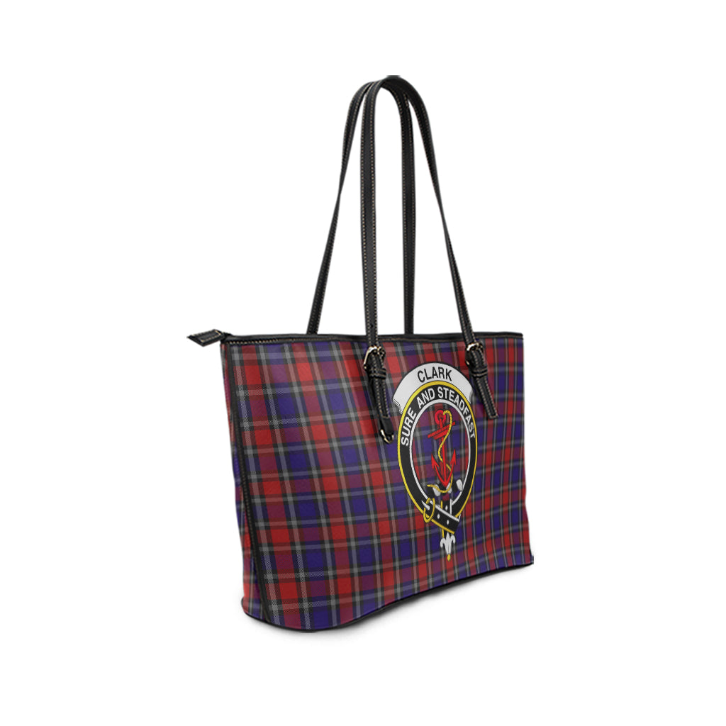 clark-red-tartan-leather-tote-bag-with-family-crest