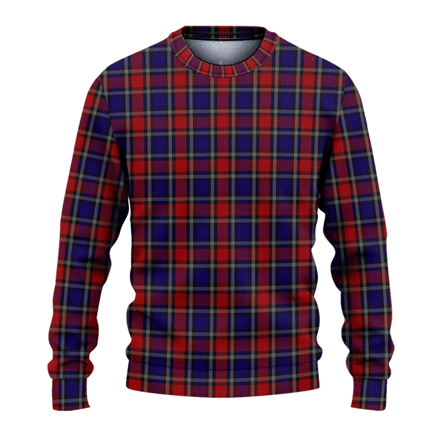 Clark Red Tartan Knitted Sweater - Tartanvibesclothing