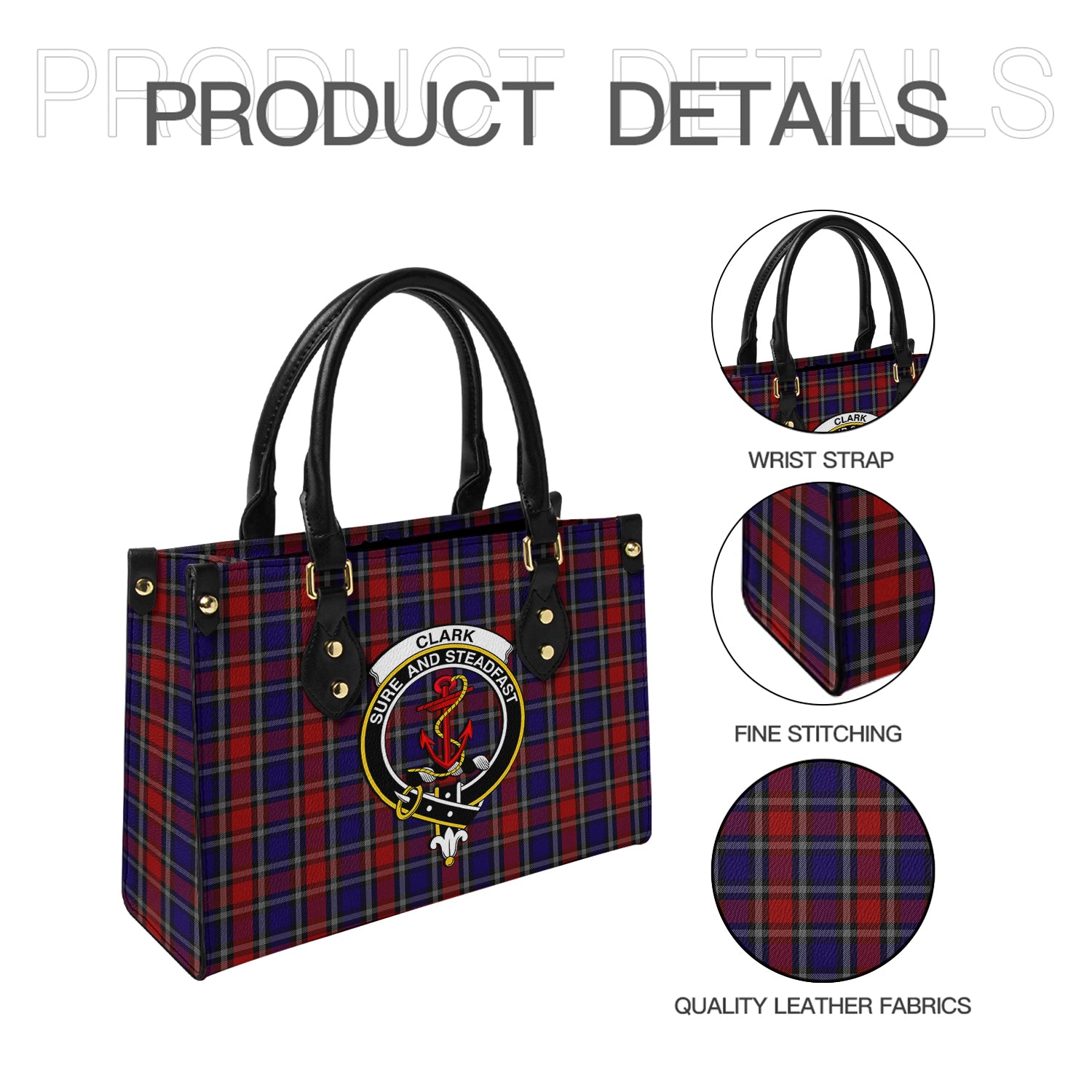 clark-red-tartan-leather-bag-with-family-crest