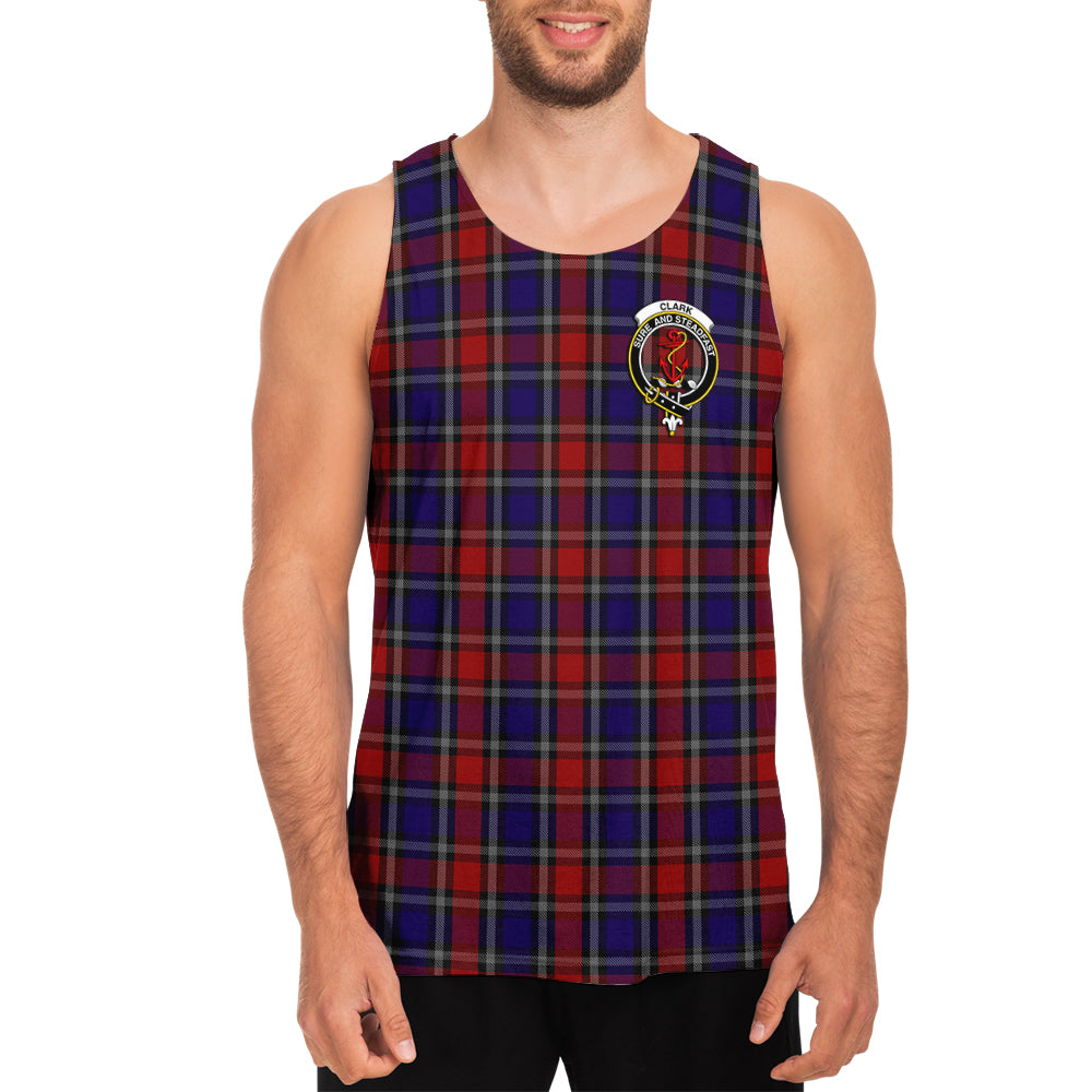 clark-red-tartan-mens-tank-top-with-family-crest