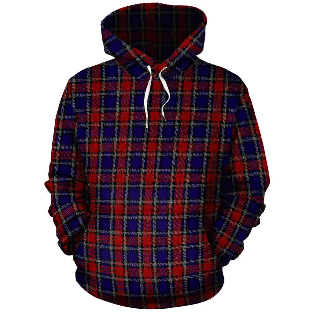 Clark Red Tartan Hoodie - Tartan Vibes Clothing