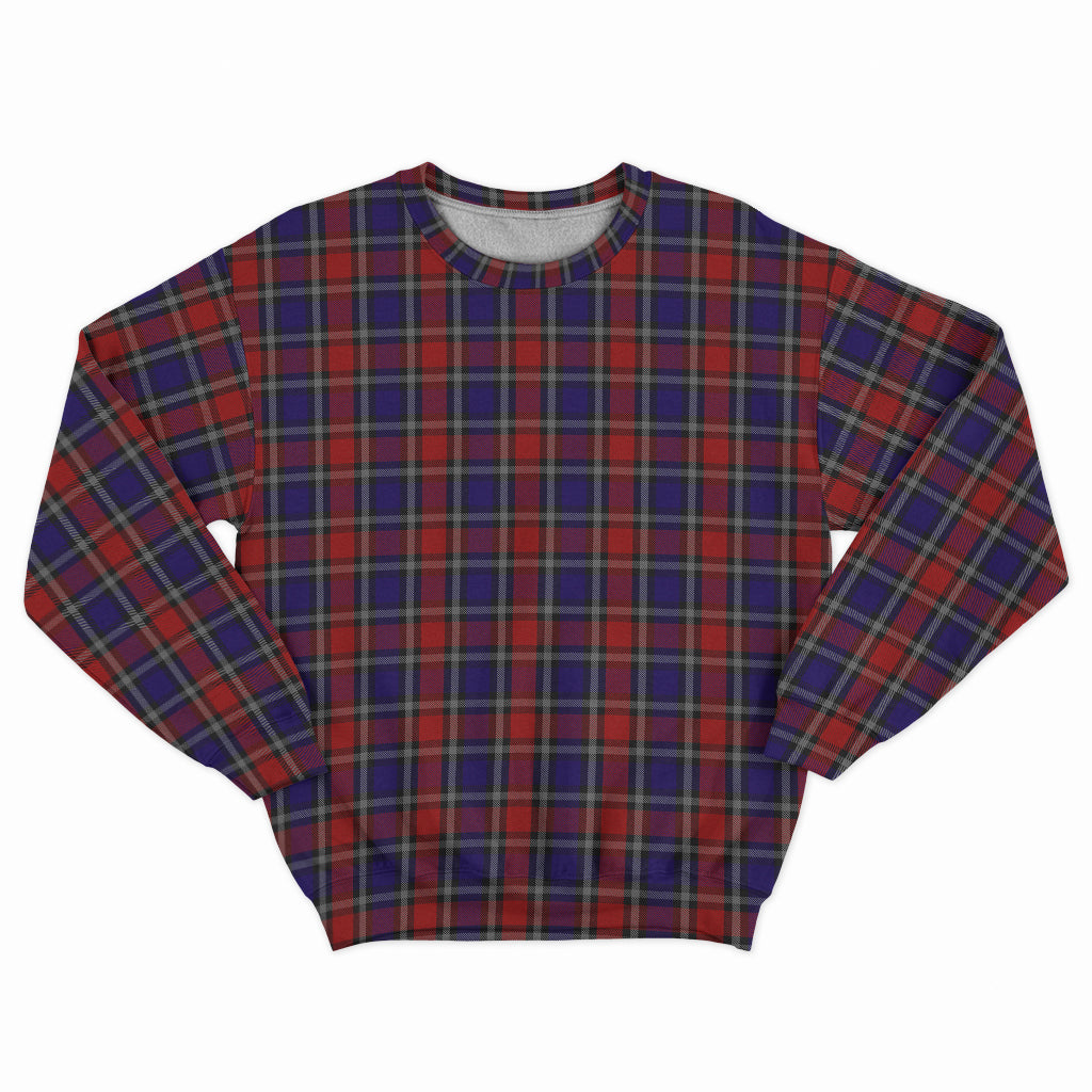 Clark Red Tartan Sweatshirt - Tartan Vibes Clothing