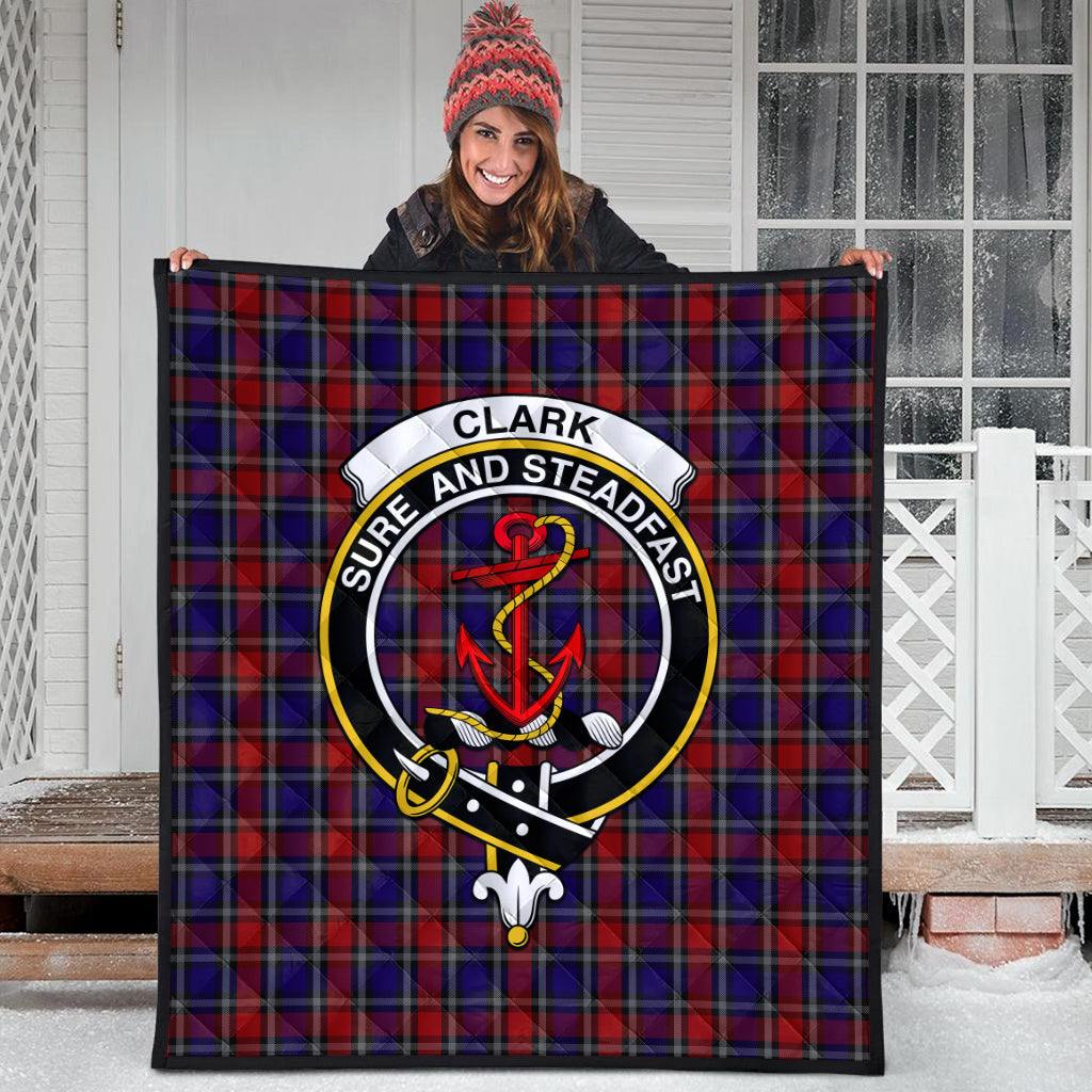 clark-red-tartan-quilt-with-family-crest