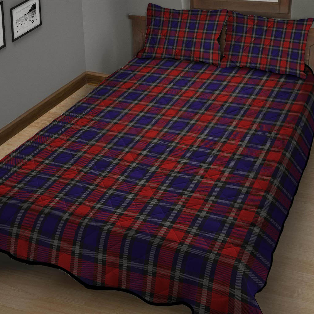 Clark Red Tartan Quilt Bed Set - Tartan Vibes Clothing