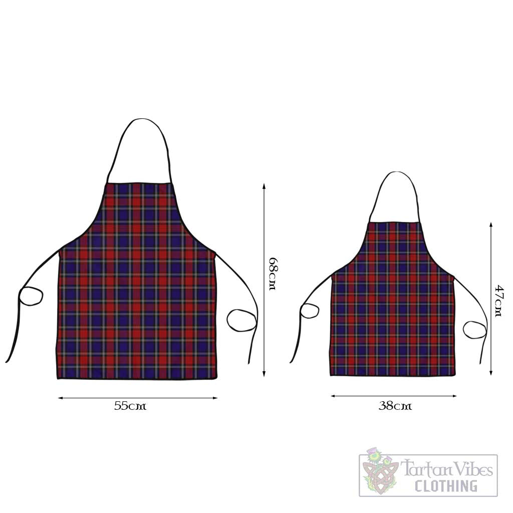 Clark Red Tartan Apron Black L 55x68 cm - Tartan Vibes Clothing