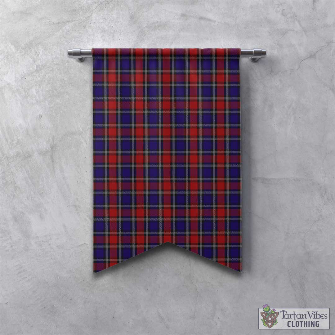 Tartan Vibes Clothing Clark Red Tartan Gonfalon, Tartan Banner