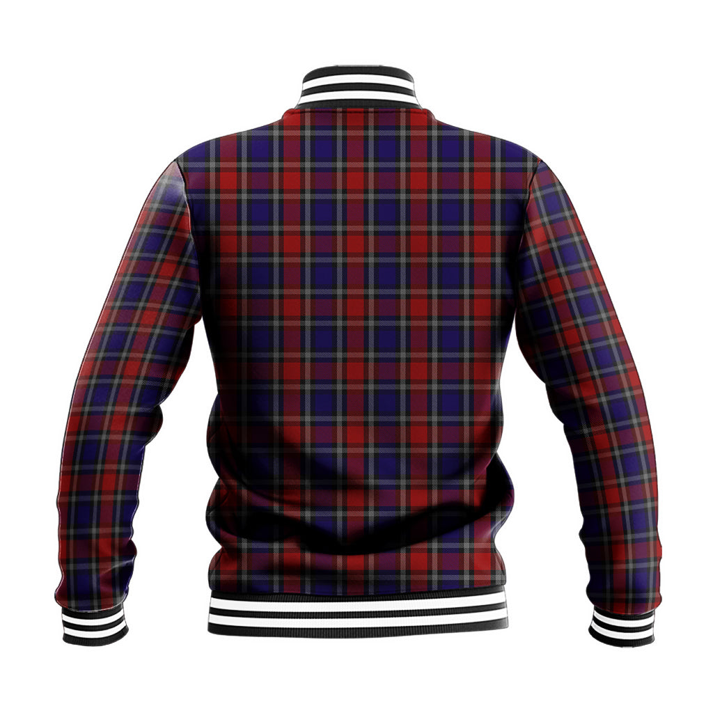 Clark Red Tartan Baseball Jacket - Tartan Vibes Clothing