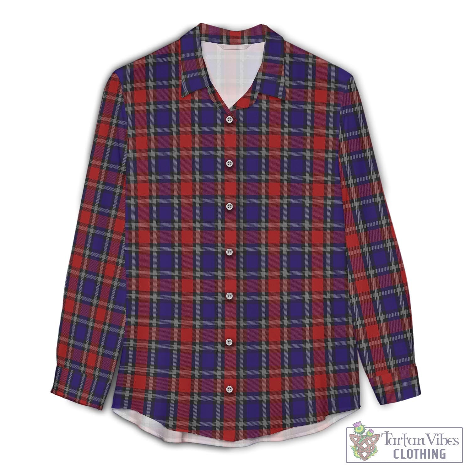 Clark Red Tartan Womens Casual Shirt