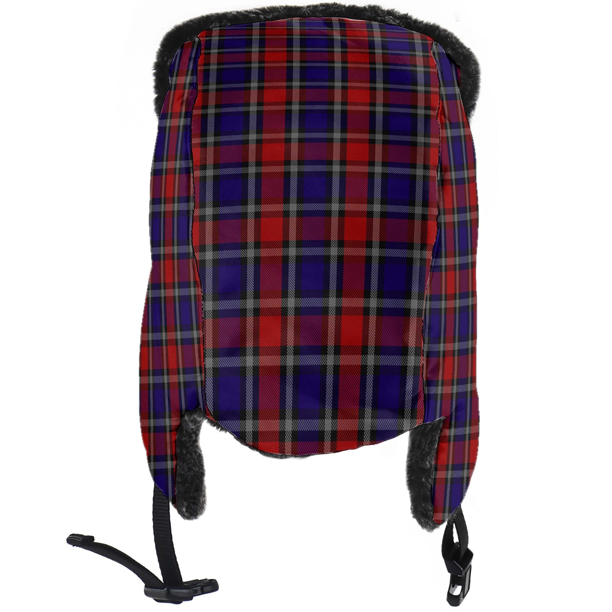 Clark Red Tartan Winter Trapper Hat - Tartanvibesclothing