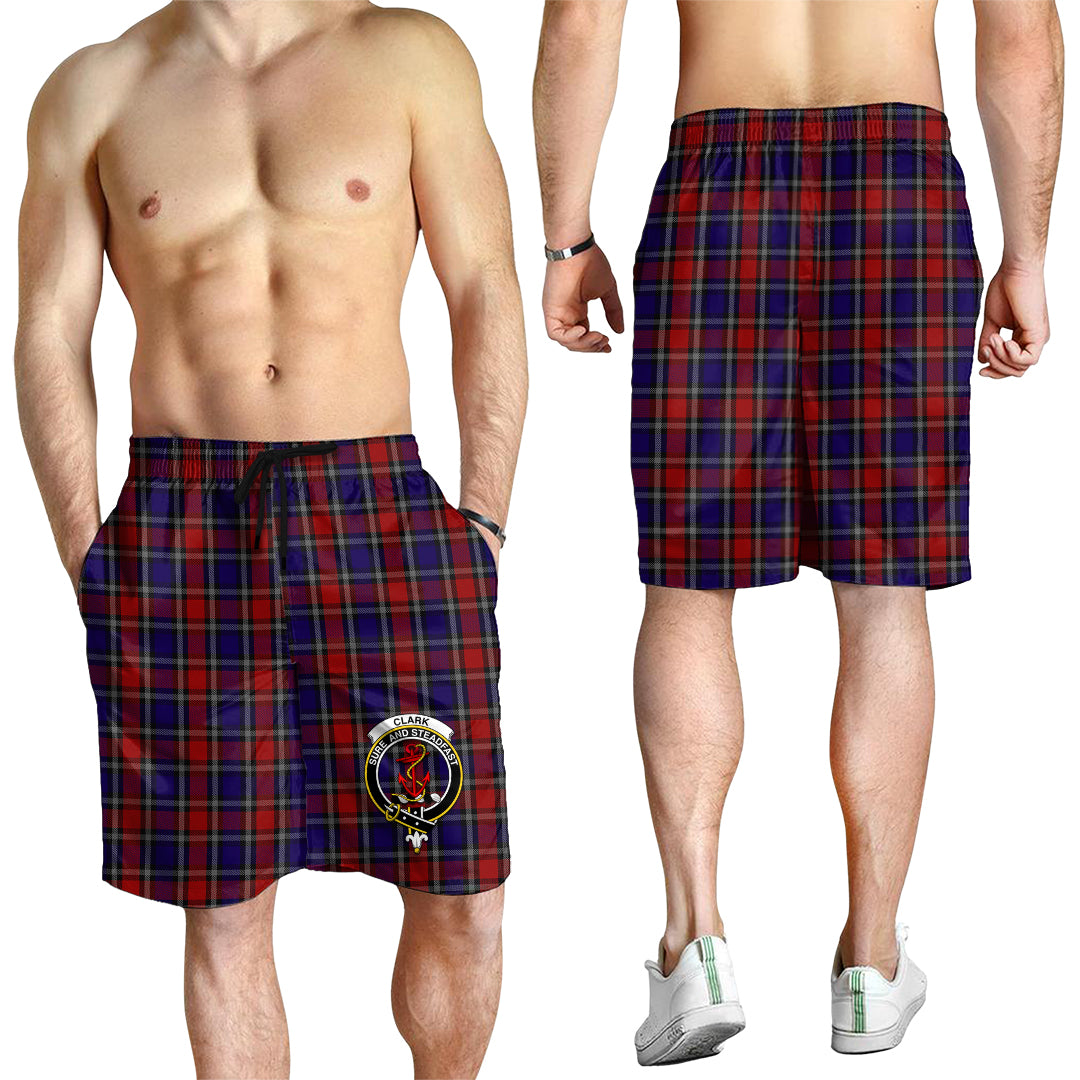 clark-red-tartan-mens-shorts-with-family-crest