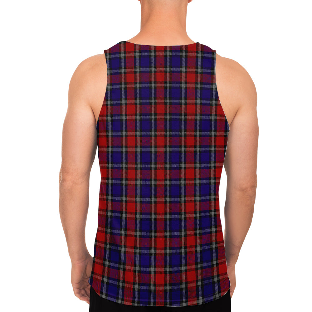 clark-red-tartan-mens-tank-top-with-family-crest