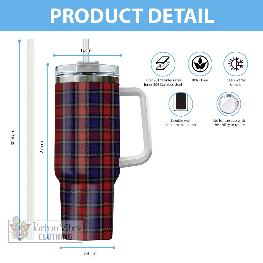 Tartan Vibes Clothing Clark Red Tartan Tumbler with Handle