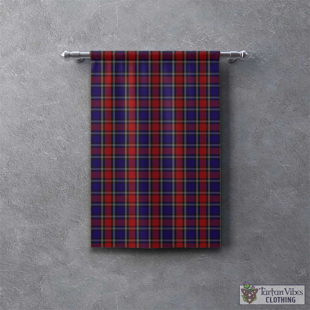 Tartan Vibes Clothing Clark Red Tartan Gonfalon, Tartan Banner