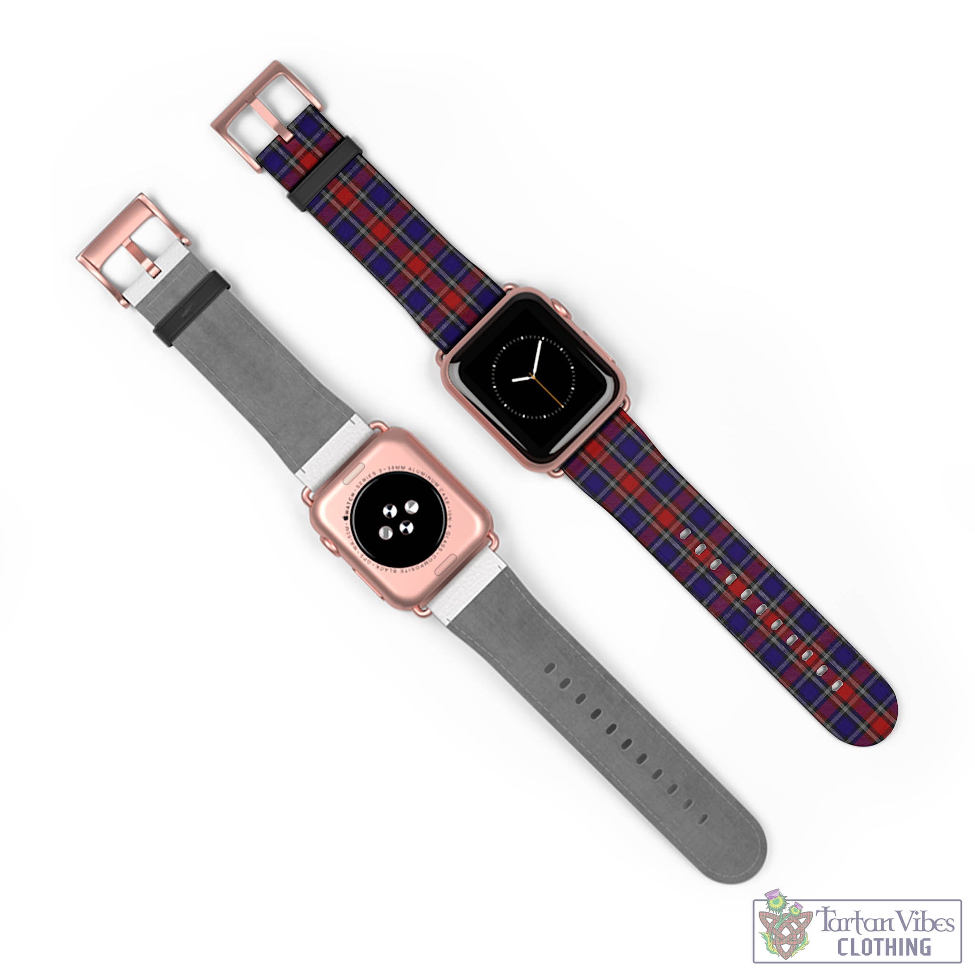 Tartan Vibes Clothing Clark Red Tartan Watch Band