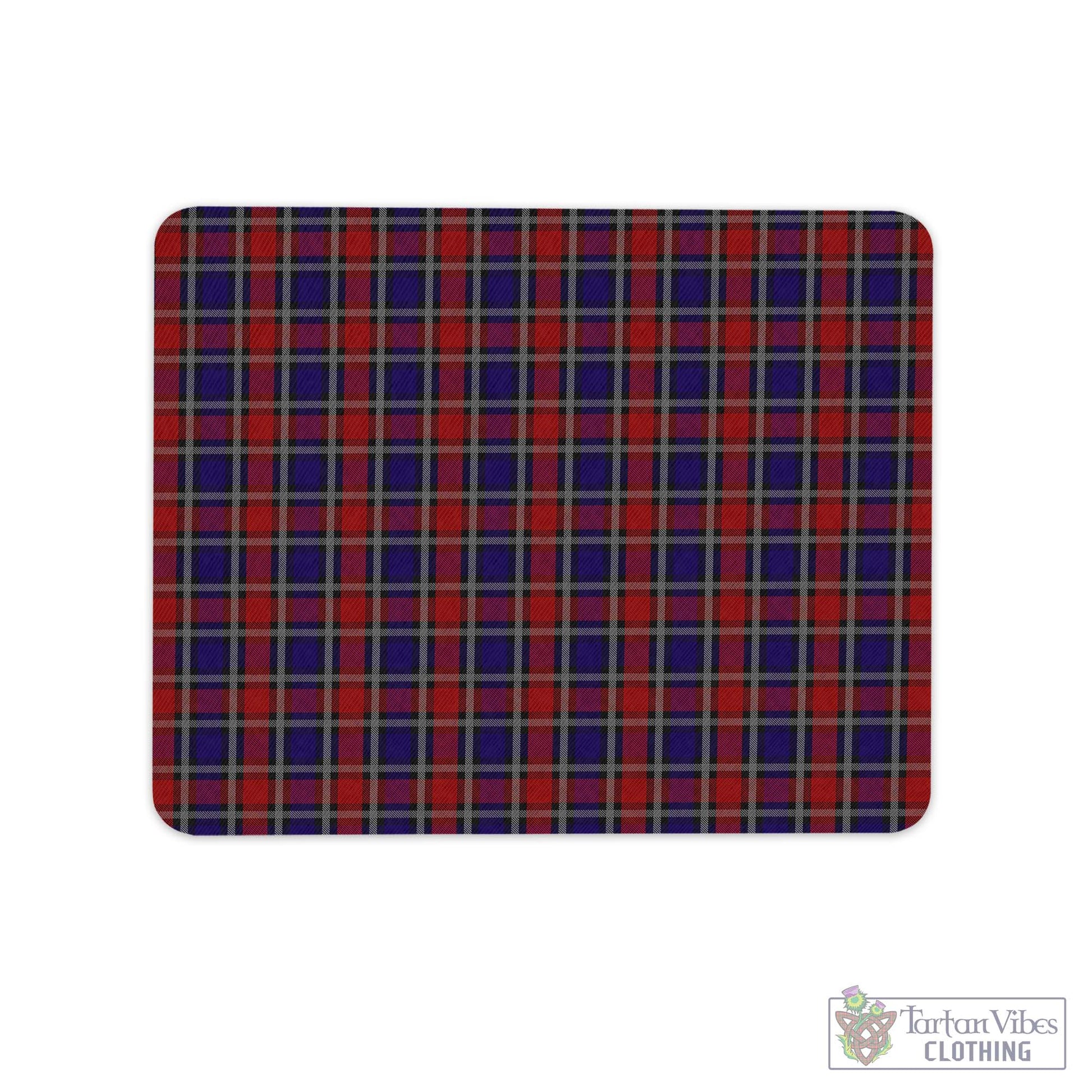 Tartan Vibes Clothing Clark Red Tartan Mouse Pad