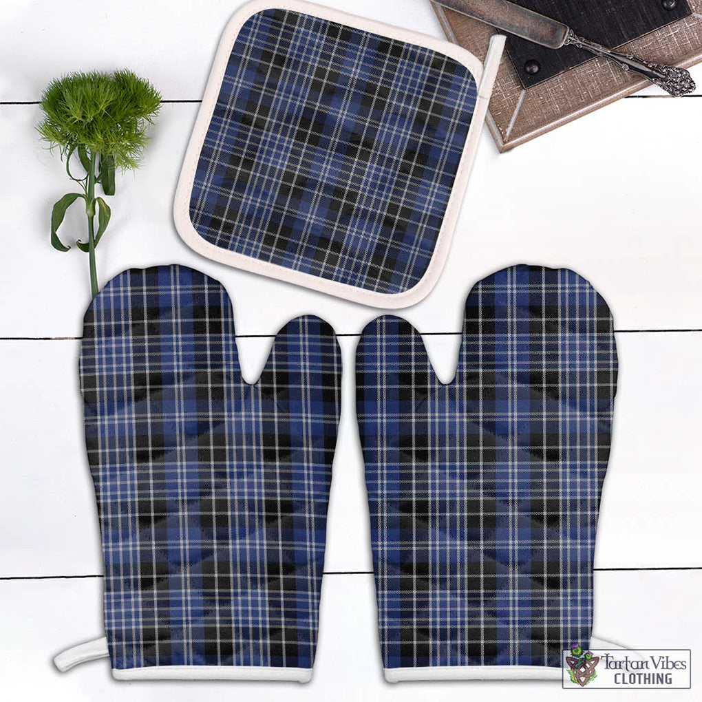 Clarke Tartan Combo Oven Mitt & Pot-Holder White - Tartan Vibes Clothing