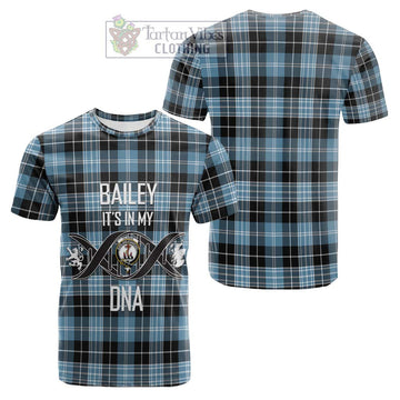 Clarke Ancient Tartan Cotton T-shirt with Family Crest DNA In Me Style