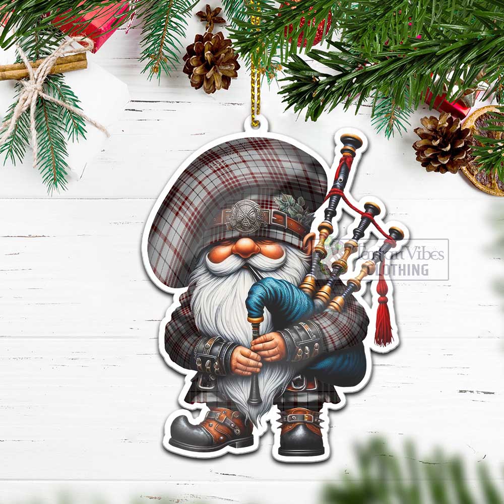 Tartan Vibes Clothing Clayton Tartan Badpiper Gnome Christmas Ornament