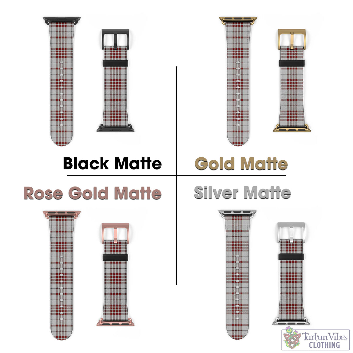 Clayton Tartan Watch Band 42 - 45 mm - Tartan Vibes Clothing