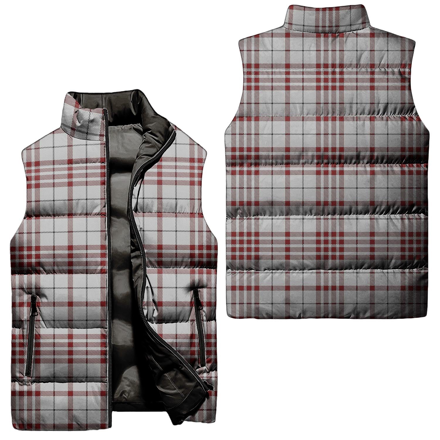 Clayton Tartan Sleeveless Puffer Jacket Unisex - Tartanvibesclothing