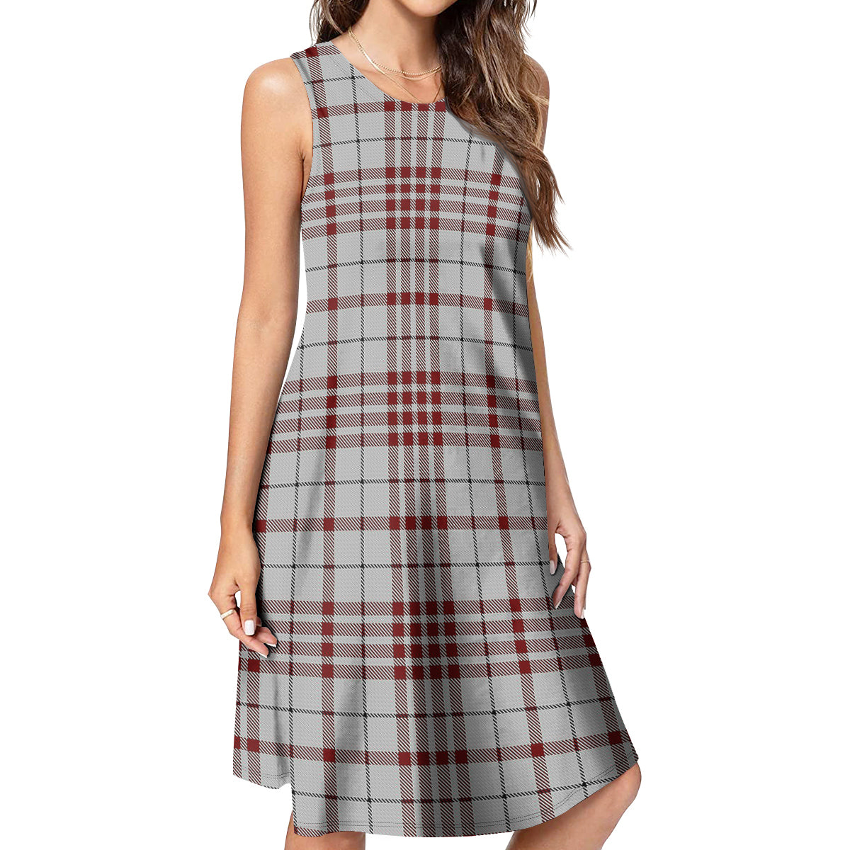 Clayton Tartan Womens Casual Dresses 4XL - Tartan Vibes Clothing
