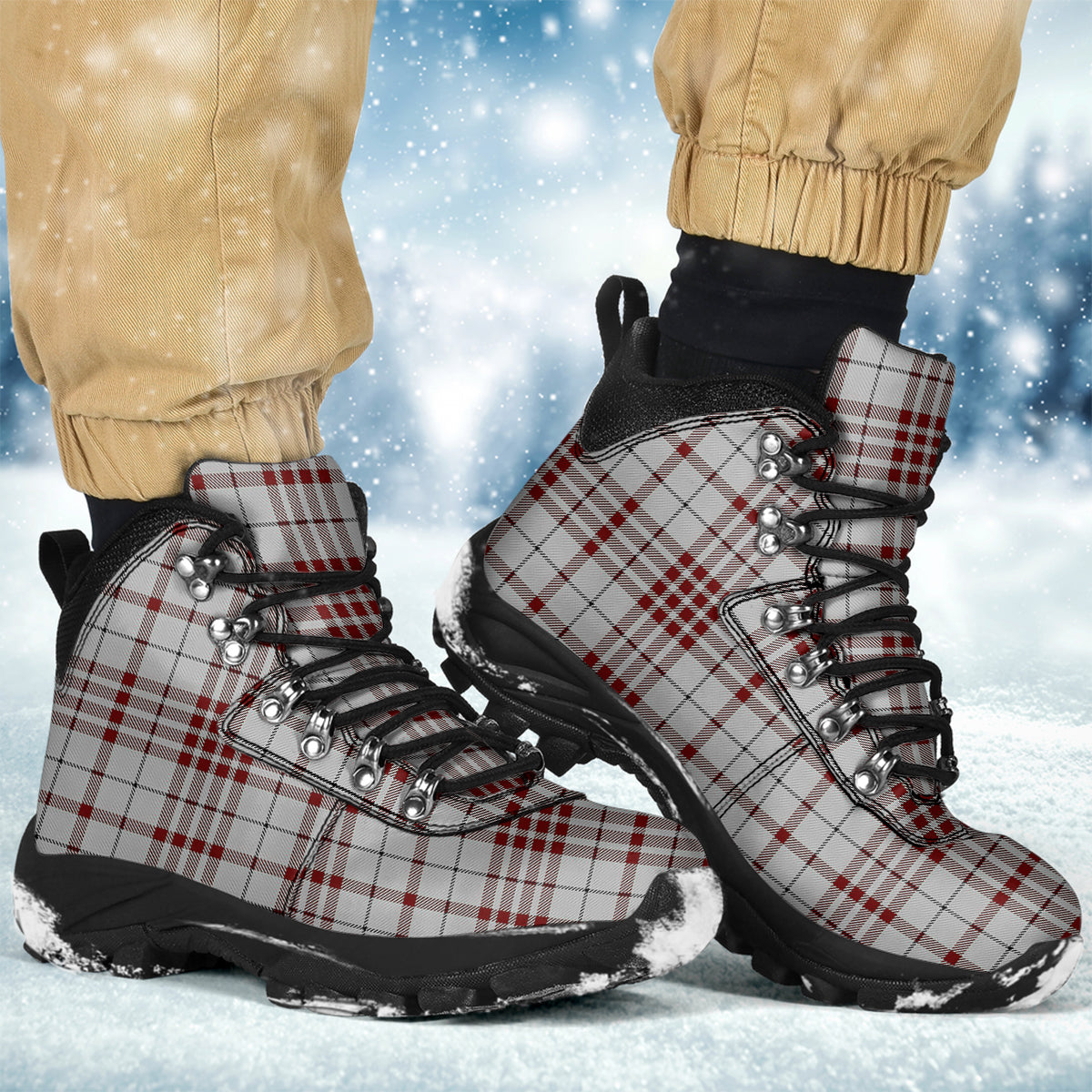 Clayton Tartan Alpine Boots - Tartanvibesclothing