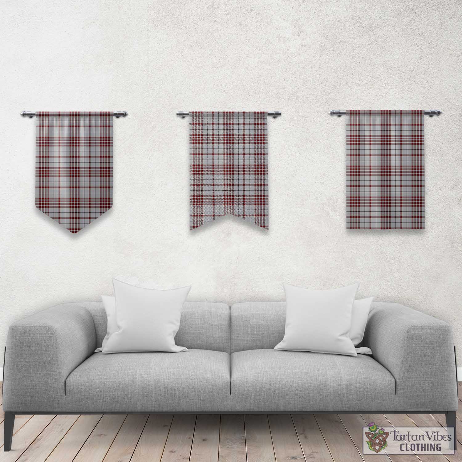 Tartan Vibes Clothing Clayton Tartan Gonfalon, Tartan Banner