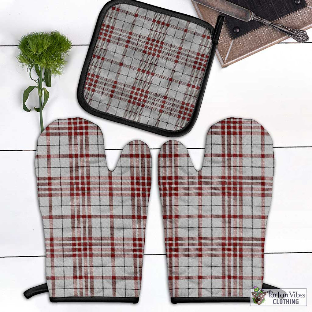 Clayton Tartan Combo Oven Mitt & Pot-Holder Combo 1 Oven Mitt & 1 Pot-Holder Black - Tartan Vibes Clothing