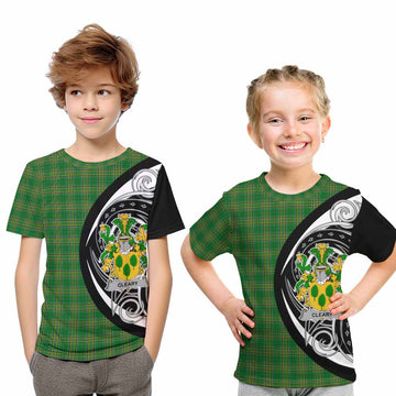 Cleary Irish Clan Kid T-Shirt Celtic Circle Style Youth XL Size14 - Tartan Vibes Clothing