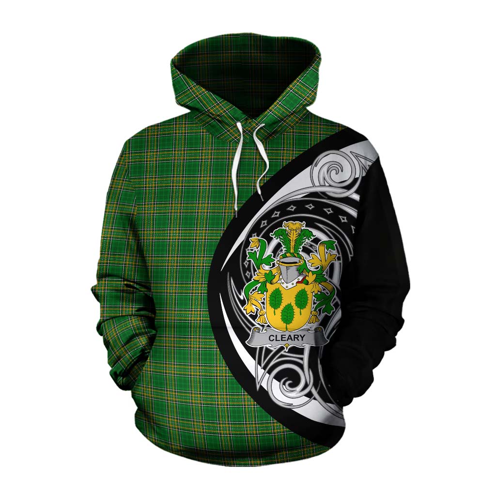 Cleary Irish Clan Cotton Hoodie Celtic Circle Style Pullover Hoodie XS - Tartan Vibes Clothing